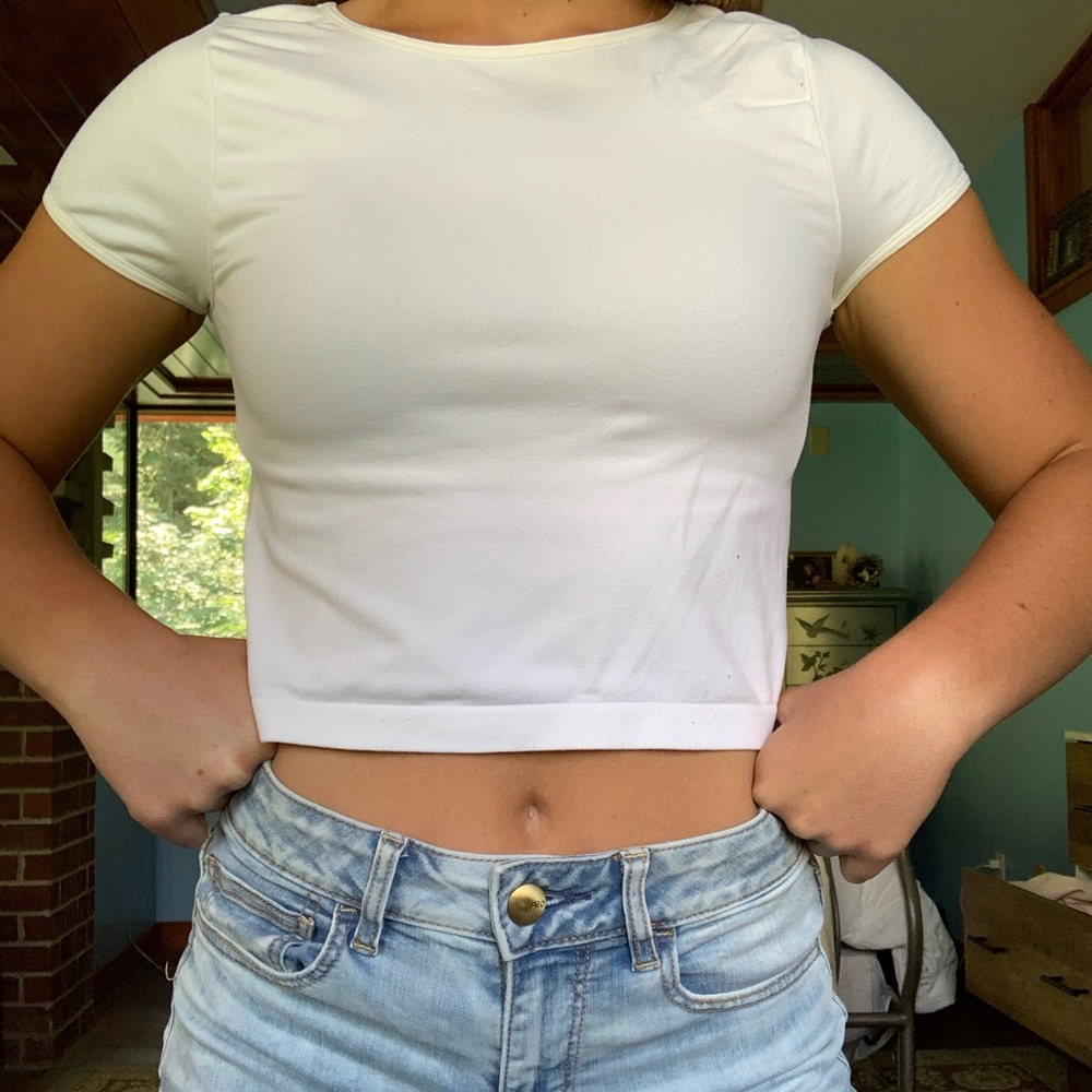 Free people seamless cap sleeve cami